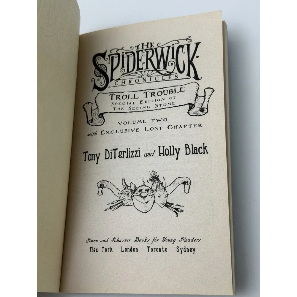 The Spiderwick Chronicles 2 Book Special Edition 2007 Copyright
